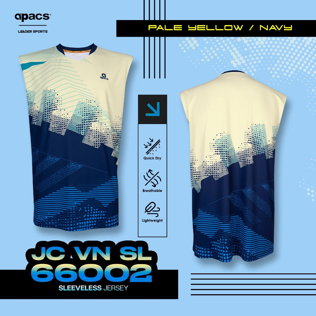 (เวอร์ชั่นญี่ปุ่น) APACS ON COURT/TRAINING V-NECK SLEEVELESS SL66002