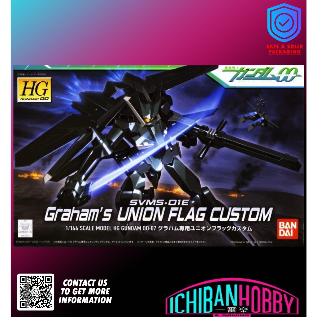 BANDAI HG 1/144 SVMS-01E GRAHAMS UNION FLAG CUSTOM