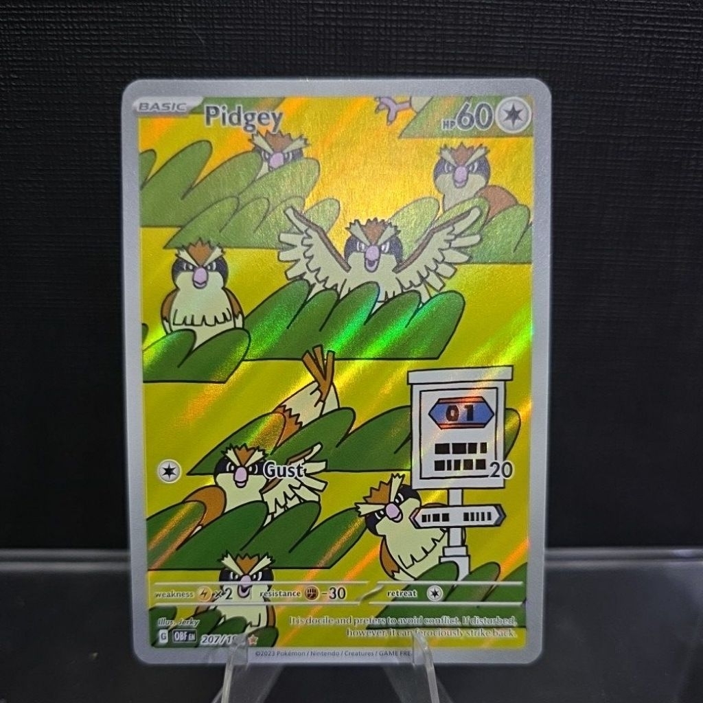 การ์ด Pidgey ปี 2023 (Full Art Holo)