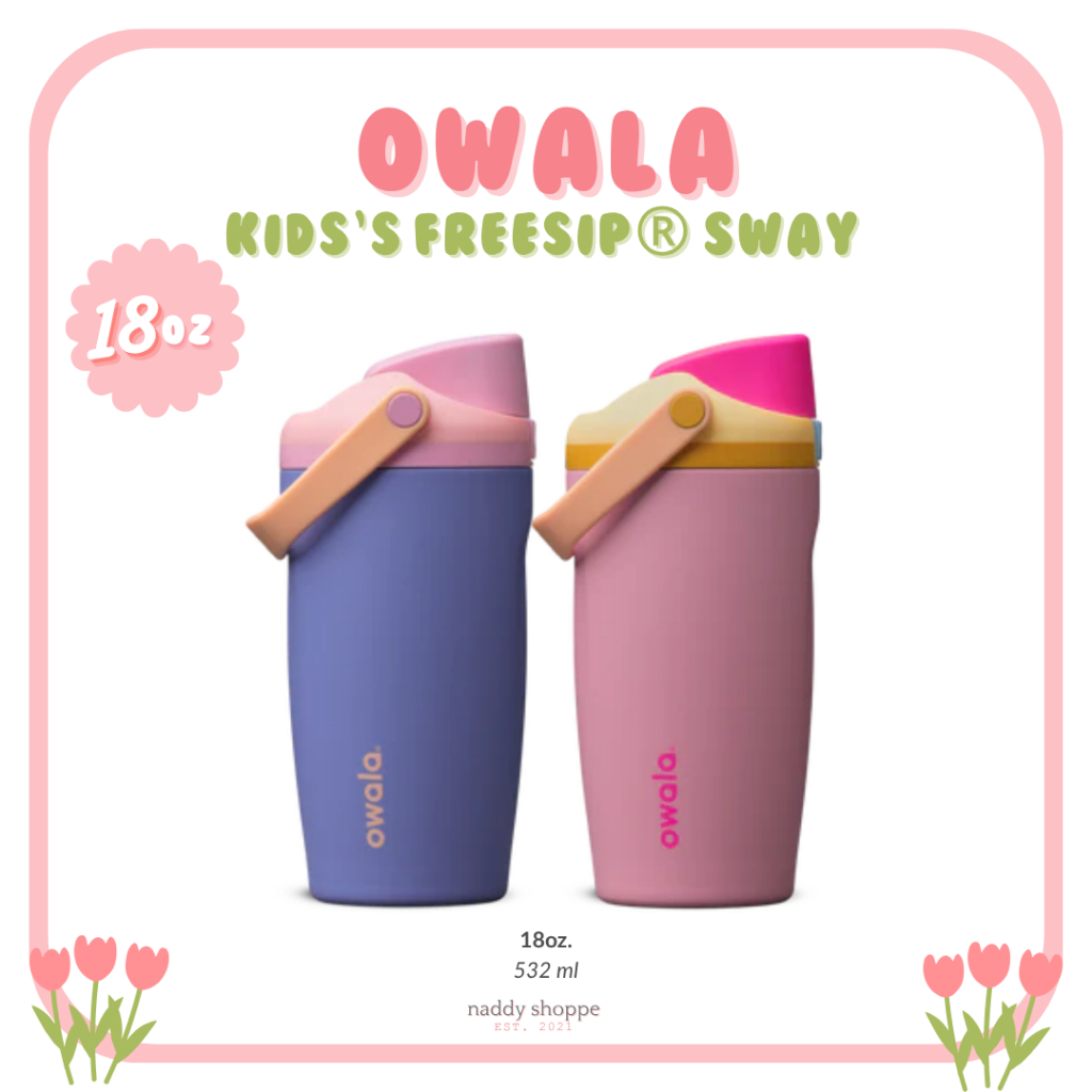 [ของแท้จาก US] Owala 18oz Kids FreeSip Sway
