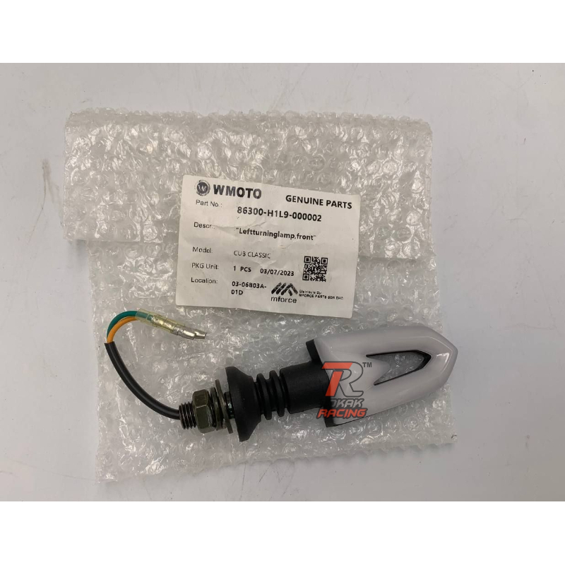 ป้ายด้านหน้า WMOTO CUB CLASSIC ASSY 86300-H1L9-000002 / 86400-H1L9-000002