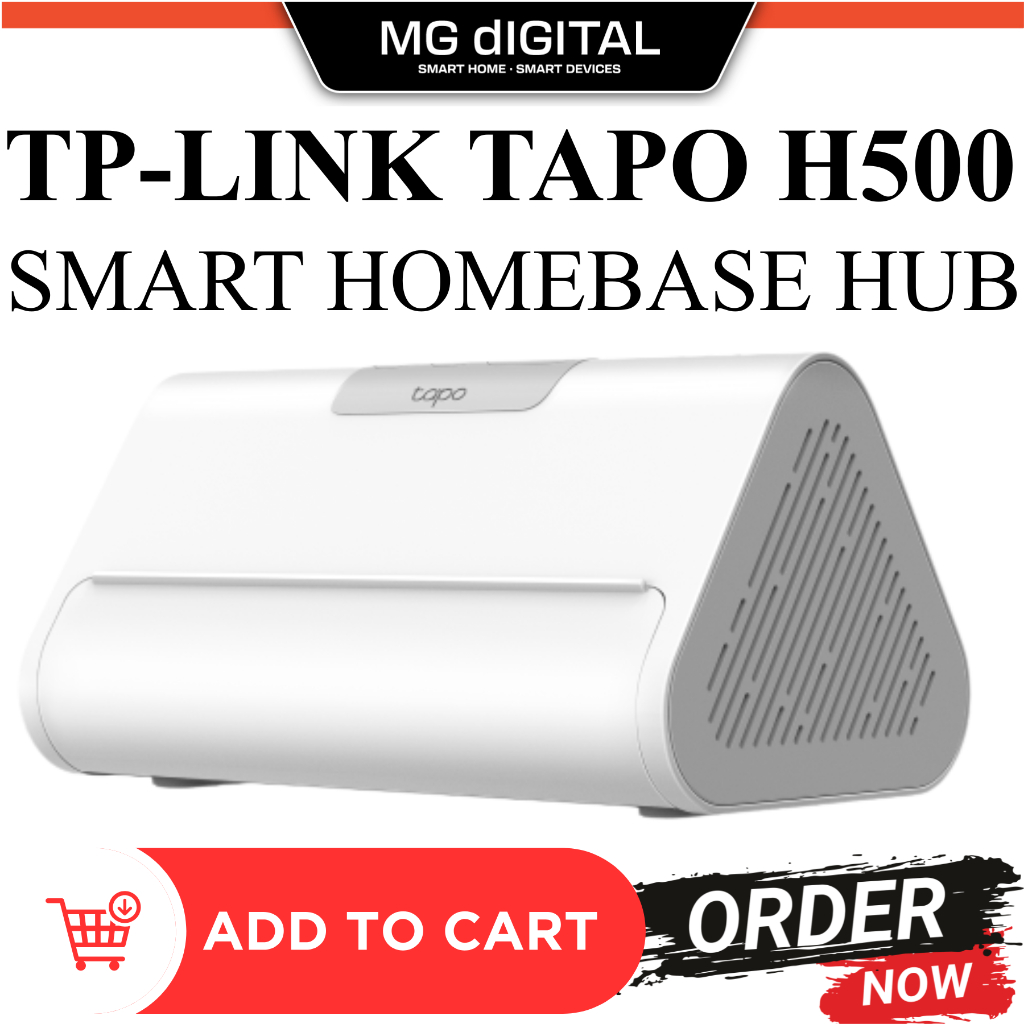TP-Link Tapo H500 Smart HomeBase Hub 16GB ที่เก็บข้อมูลในตัว AI Detection