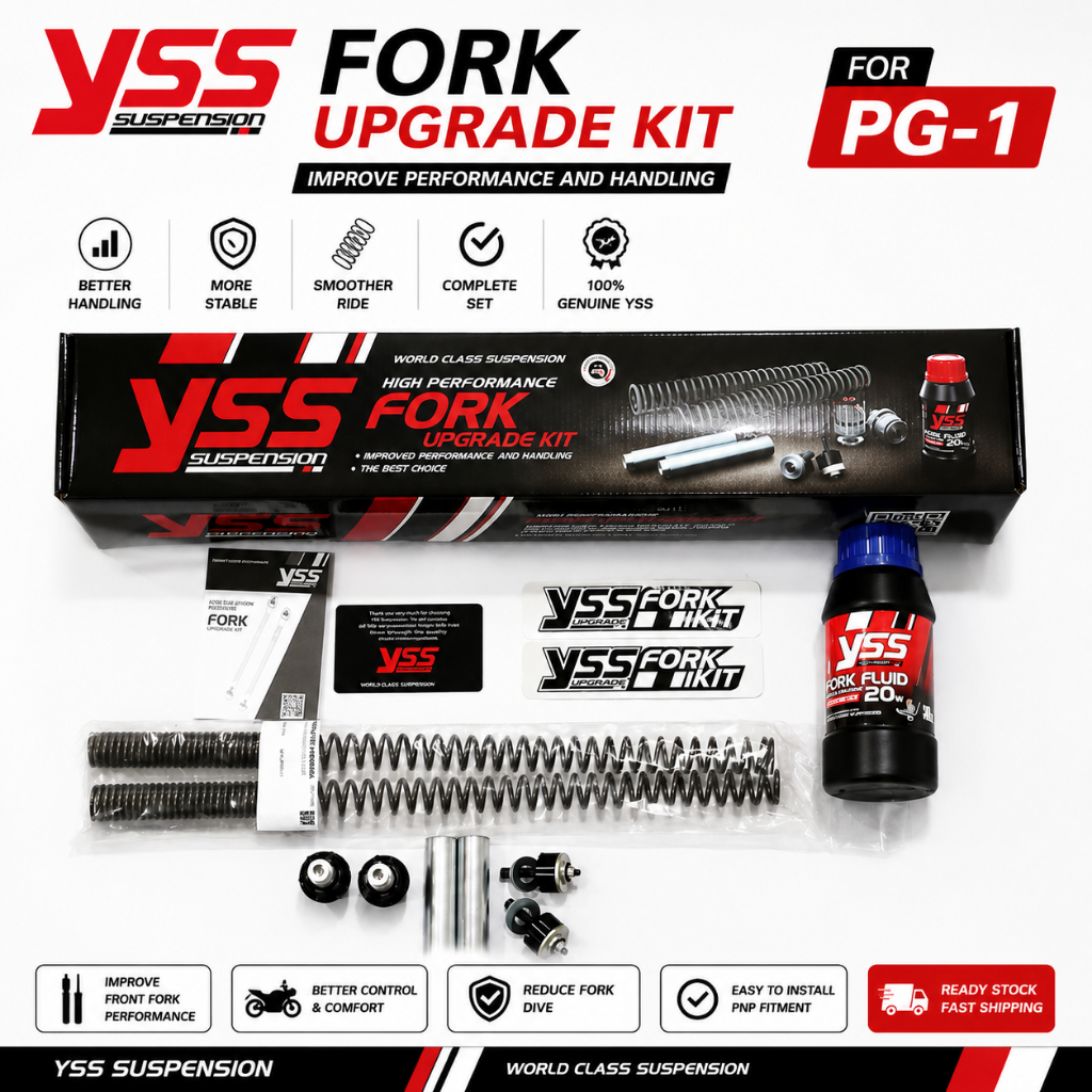 YSS Fork Upgrade Kit - PG1 PG 1 Fork Kit FRONT