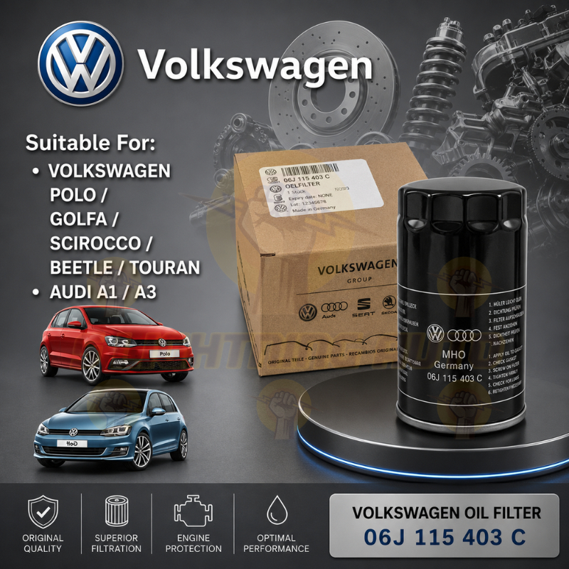 (06J 115 403C) กรองน้ํามันเครื่อง VOLKSWAGEN GOLF GTI, PASSAT 2.0 2010-2015, AUDI A4/A5, AUDI Q5 2.โ
