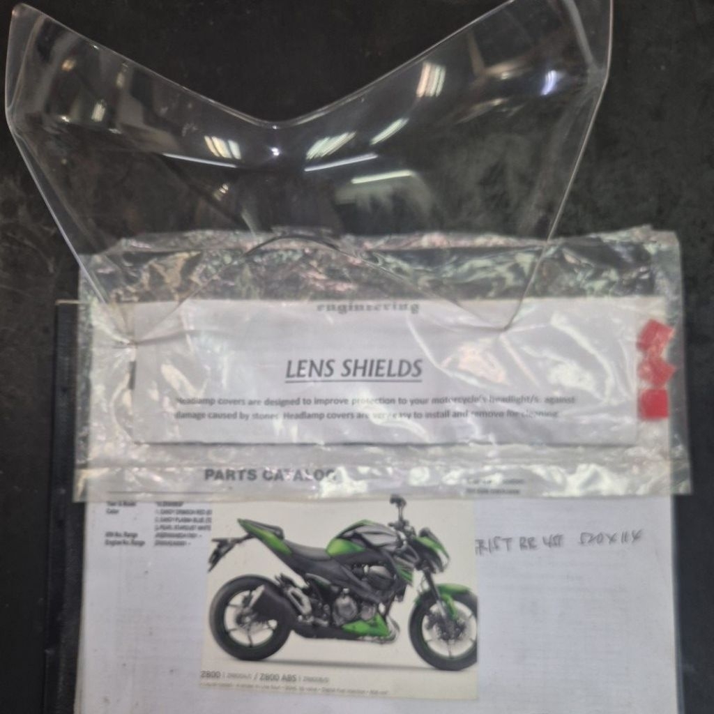 Kawasaki z800 ตัวป้องกันไฟหน้า