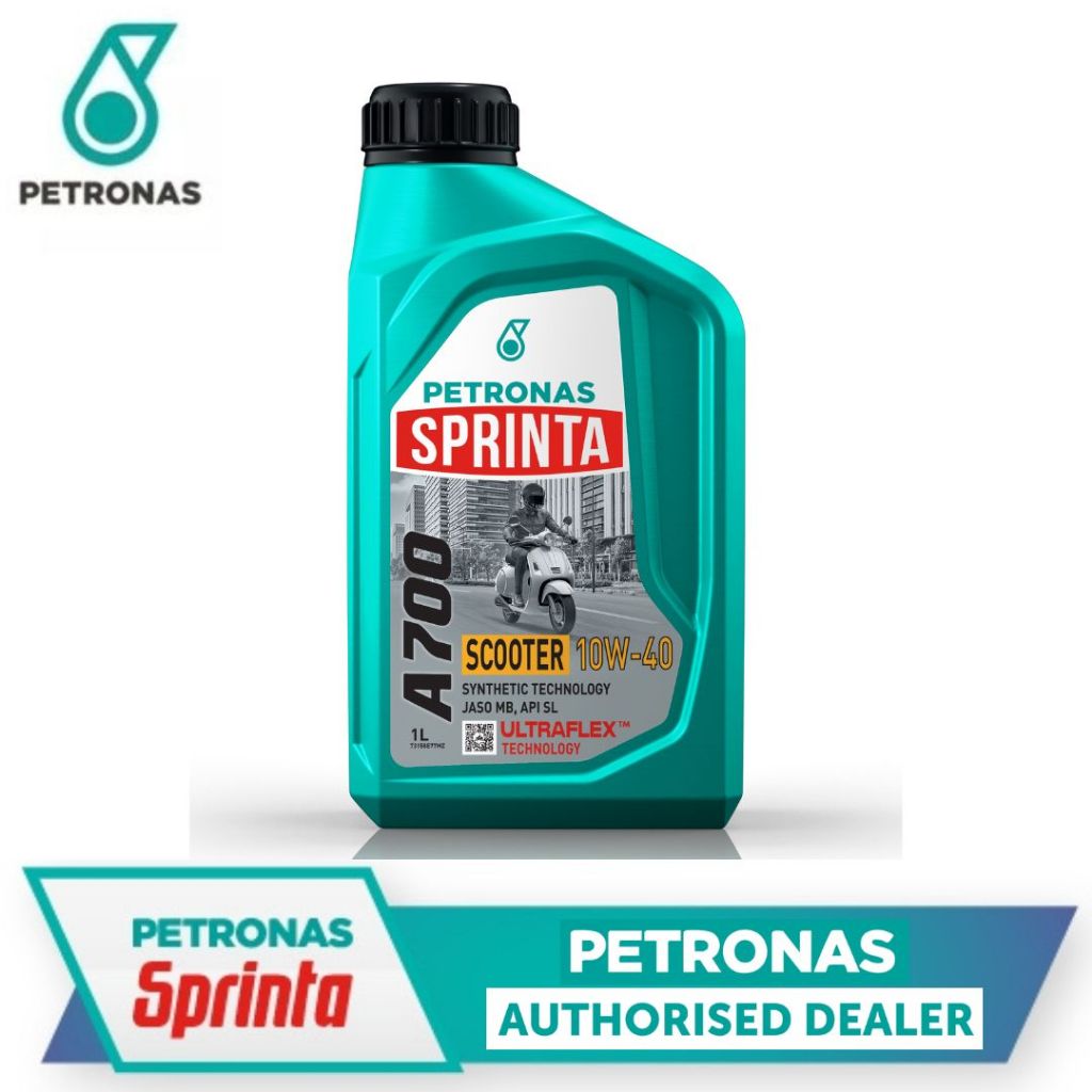 PETRONAS Sprinta 4T A700 10W-40 BuyBuk 16 ชิ้น โดยกล่อง