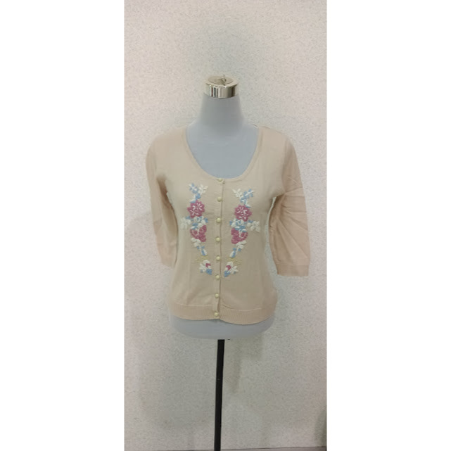 AA86 PREMIUM PRELOVED VINTAGE DOLLY KNITTED CARDINGAN