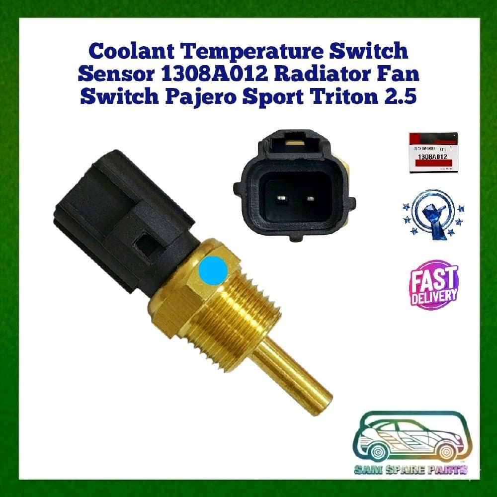 เซ็นเซอร์สวิตช์อุณหภูมิ Coolant 1308A012 สวิตช์พัดลมหม้อน้ํา Pajero Sport Triton 2.5