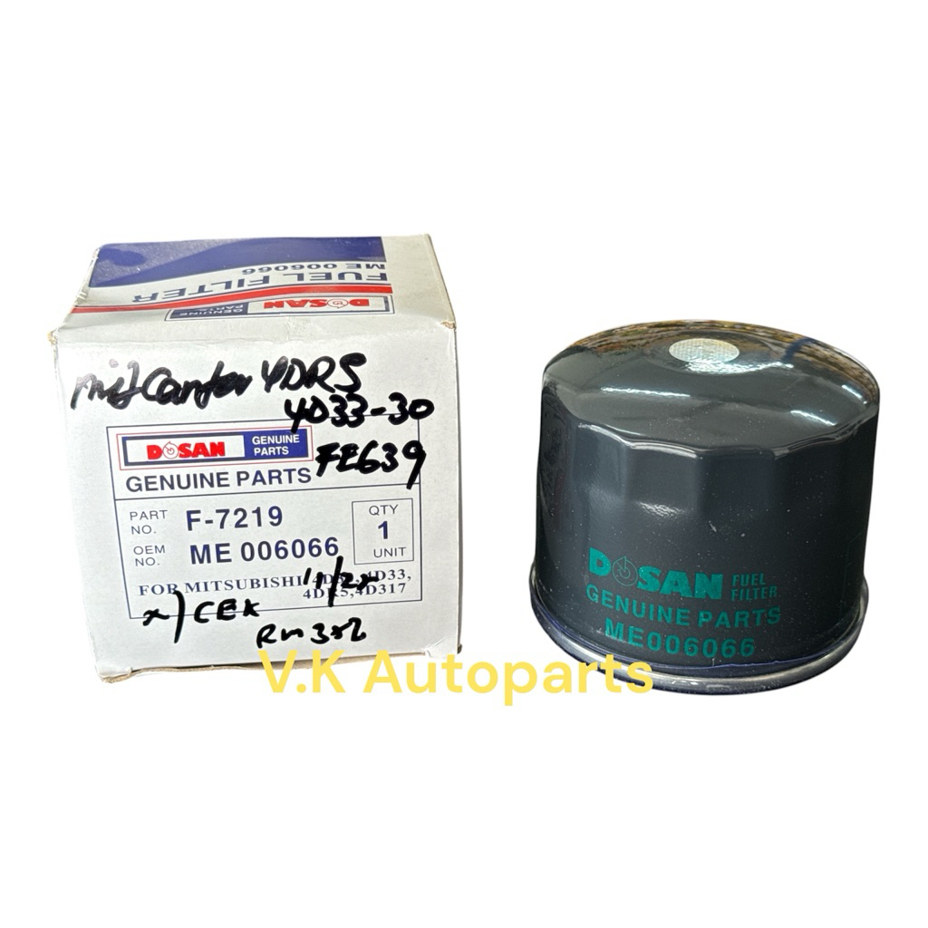 F-7219 Mitsubishi Canter 4D30 4D33 4D34 กรองดีเซล กรองน้ํามันเชื้อเพลิง Dosan 7219