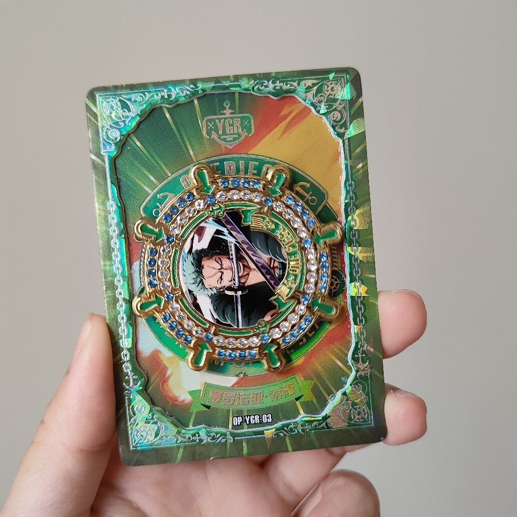 Heavy Metal Wheel Spin Card (Diamond) | Shanks Ace Mihawk Law