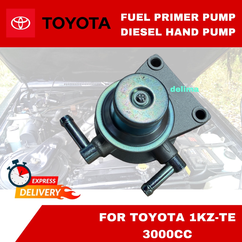 Toyota 1KZ การใช้ปั๊มไพรเมอร์ DIESEL HAND PUMP 1KZ-TE 3000CC 1kz