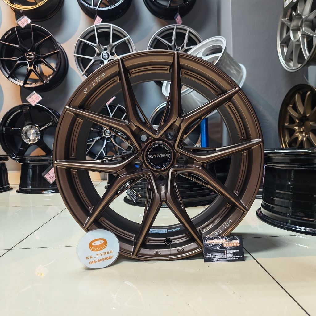 [1PC] ขอบสปอร์ต 17 นิ้ว RAXER VOX50 17X7.5JJ ET40 5H114.3 MBRZ