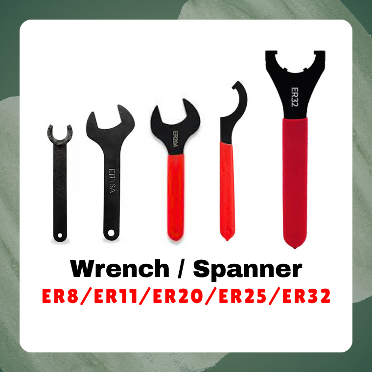ER APU ประแจ Spanner ER Nut Spanner ประเภท M/ประเภท A/ประเภท UM สําหรับ ER8/ ER11/ER16/ER20/ER25/ER3