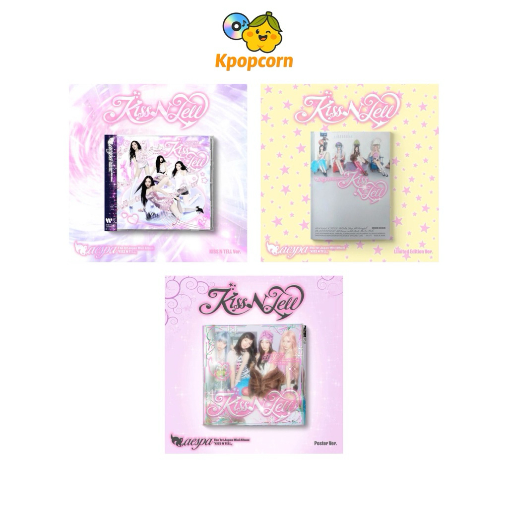 [HMV POB] aespa - JAPAN 1st Mini Album [Kiss N Tell]