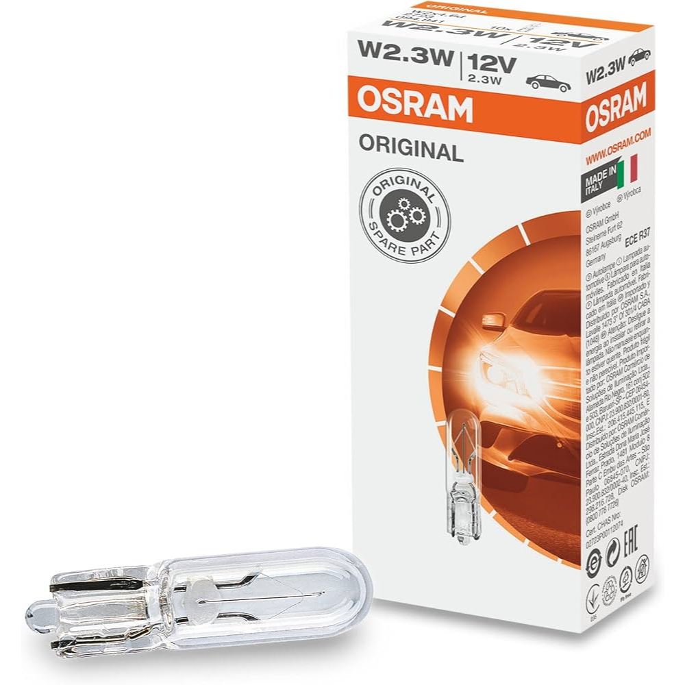 Osram T5 Bulb 12v1.2W T5 (2721) หลอดไฟมิเตอร์ Aircond Panel Bulb