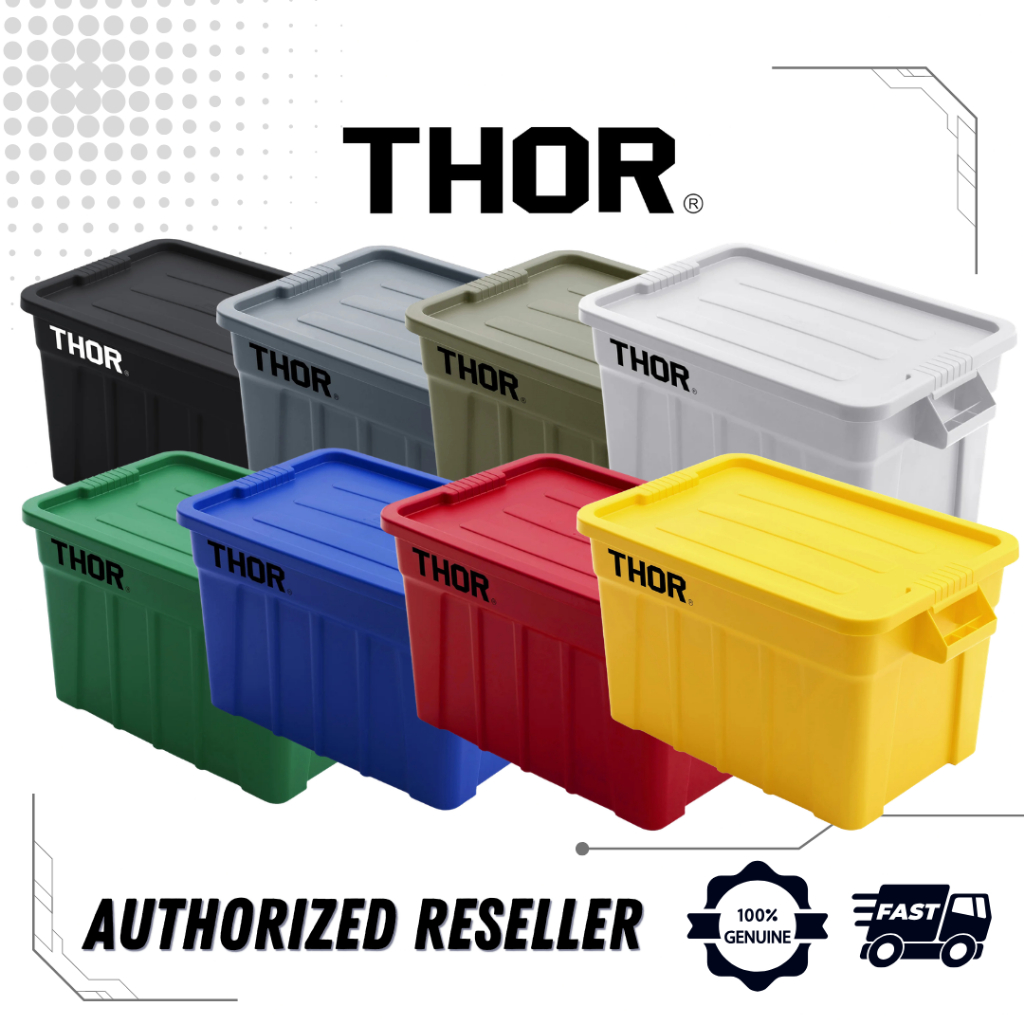 THOR 75L Tote Box with Lid,ภาชนะเก็บของความจุขนาดใหญ่