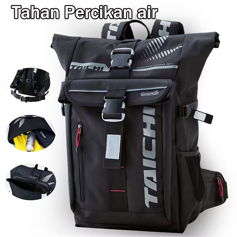 กระเป๋าเป้ขี่มอเตอร์ไซค์กันน้ํา 30L - Taichi สําหรับ Outdoor & Travel MOTORCYCLESMALL