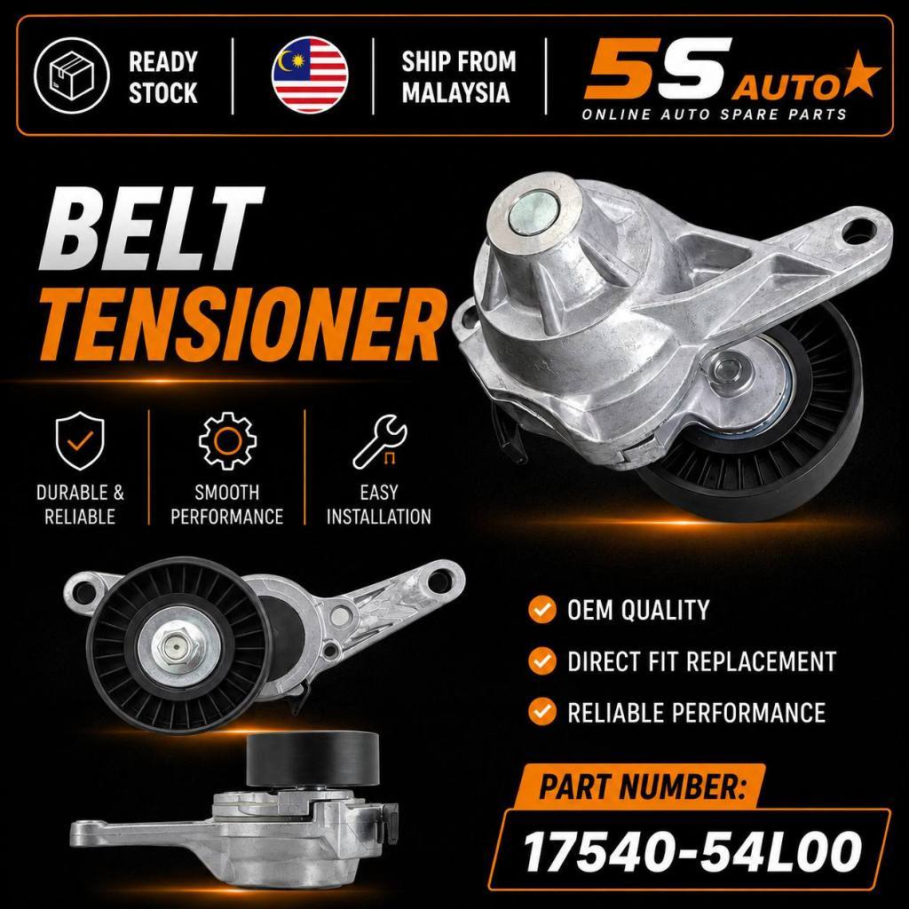 17540-54L00 พัดลมเข็มขัด Tensioner สําหรับ Suzuki Grand Vitara JT J24B 2.4, SX4 J20B 2.0