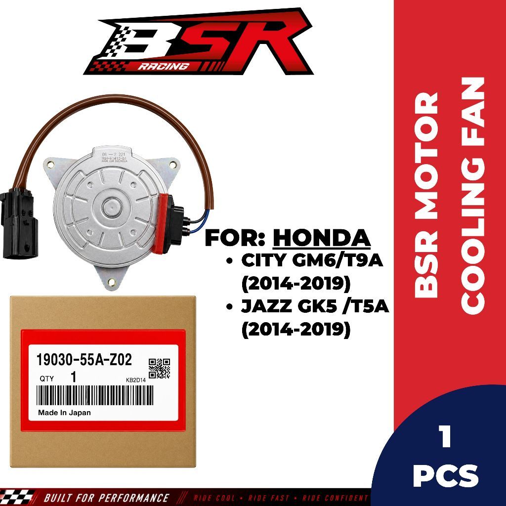 BSR มอเตอร์พัดลมระบายความร้อน (19030-55A-Z02) & Aircond Motor (3616-55A-Z02) สําหรับ City Gm6 T9A/ J