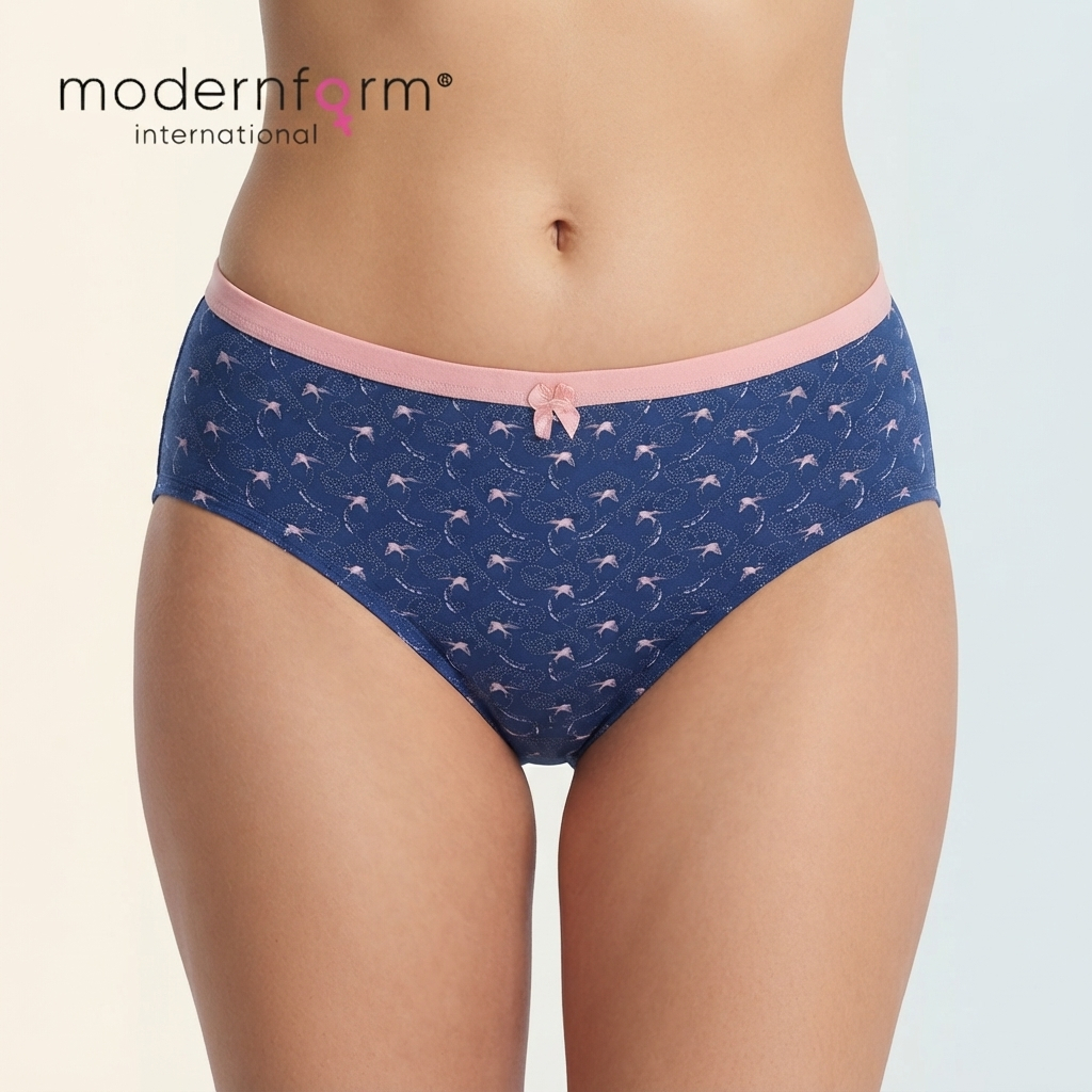 Modernform P0504C(E15) ผู้หญิงนกพิมพ์ 3 ชิ้นชุดกางเกงสบาย
