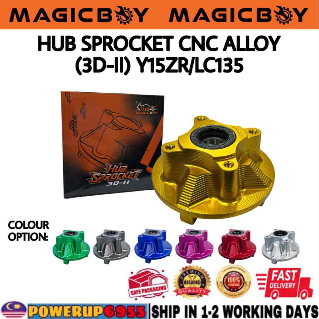 LC135 V1-V8 4S 5S Y15ZR Y16ZR MAGIC BOY 3D-II HUB SPROCKET CNC ALLOY LC135 V1 V2 V3 V4 V5 V6 V7 V8 Y
