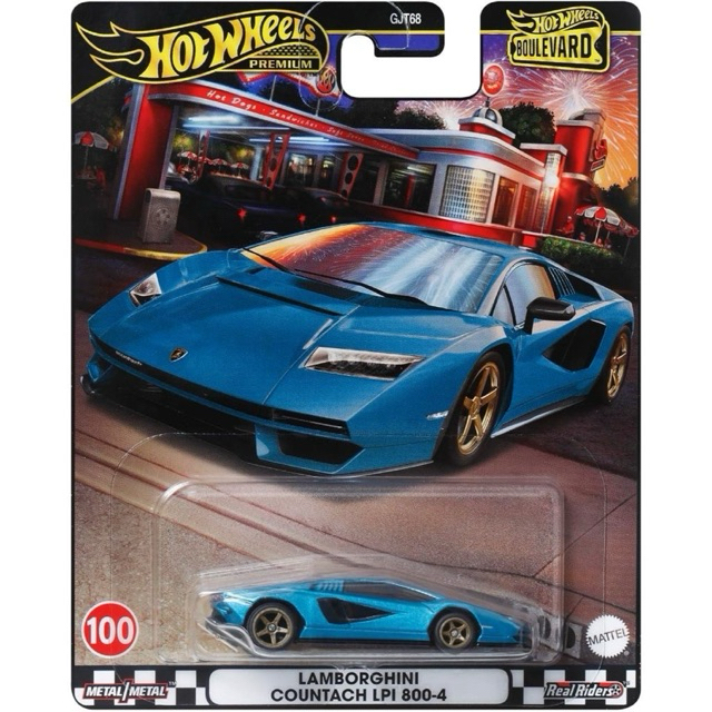 ล้อร้อน LAMBORGHINI COUNTACH LPI 800-4 BOULEVARD BLUE COUNTACH LP 5000 QV