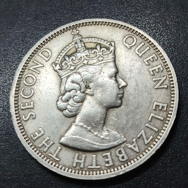 Malaya QE II  50 Cent 1961