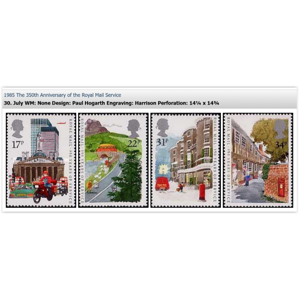 Great Britain 350th Anniversay of Royal Mail Service