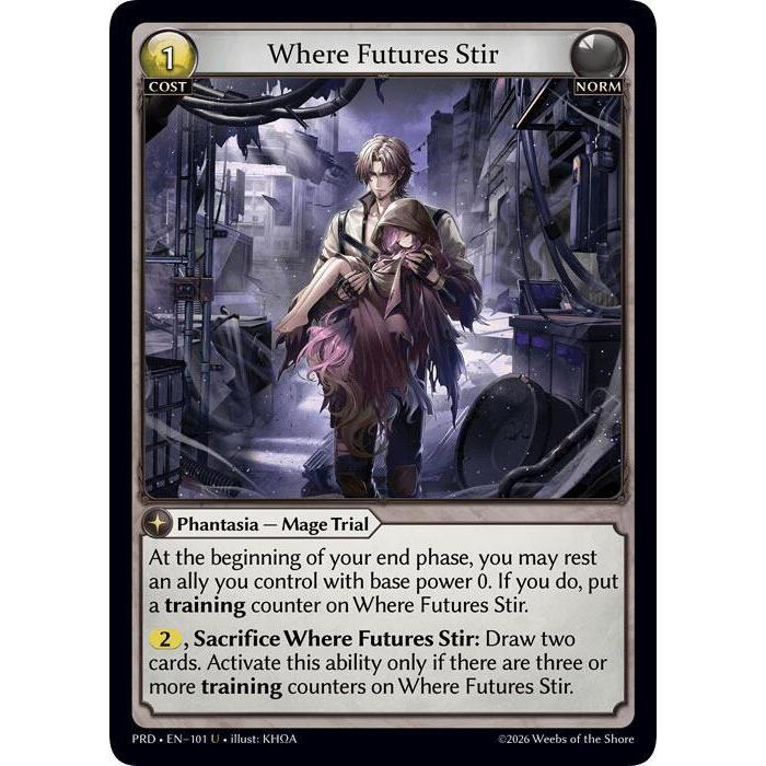 💥 Grand Archive TCG | ในอนาคตคน (U) | EN-101 การ์ดเดี่ยว PRD