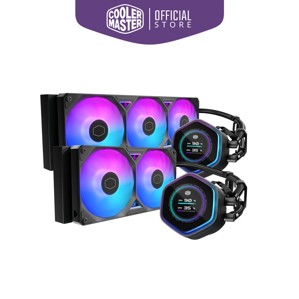Cooler Master MasterLiquid Atmos II LCD 240MM / 360MM AIO CPU Cooler