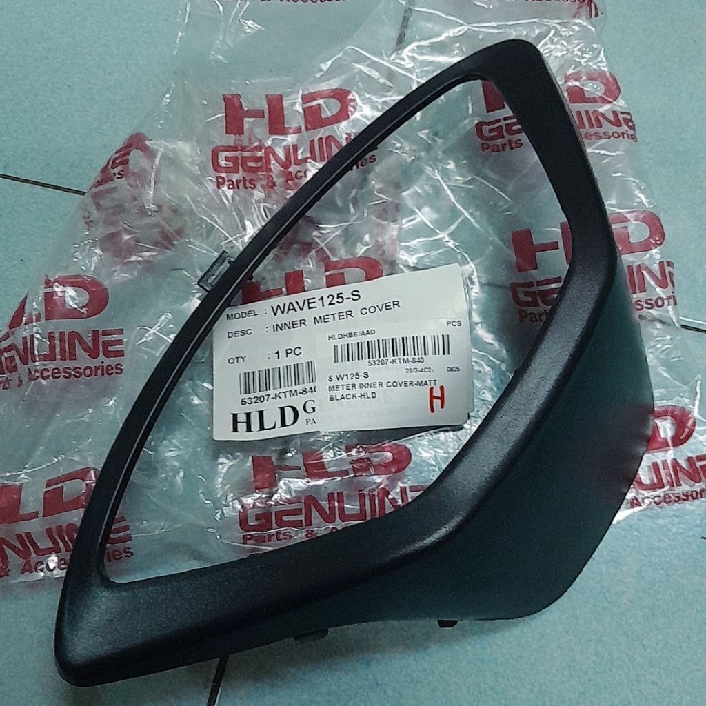 * HONDA W125-S METER ฝาครอบภายใน MATT สีดํา HLD W125S WAVE125 S W125 S