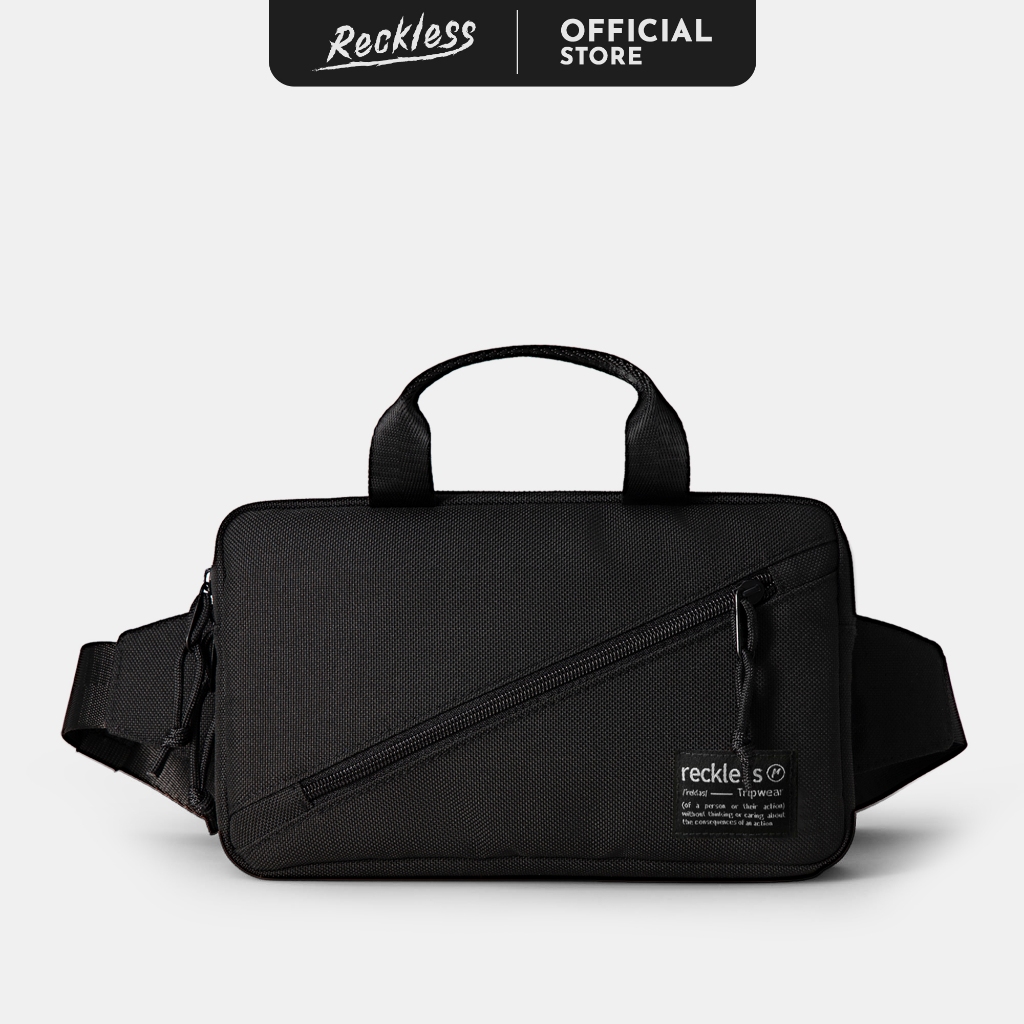 Recklesstripwear Aaron Bag - Crossbody & Waist Bag - Water Repellent 1200D Polyester & 420D Nylon
