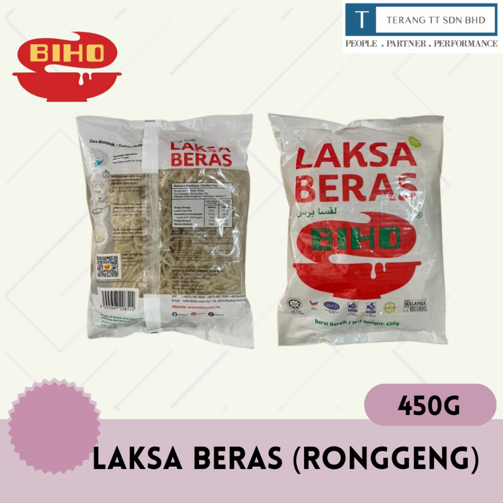 BIHO Laksa Beras – Ronggeng (450g)