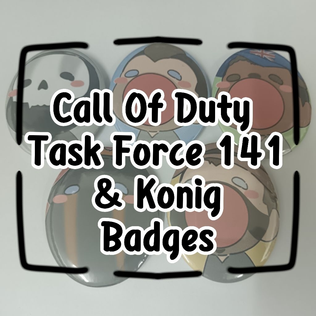 Call Of Duty (Fanmade) Task Force 141 & Konig Badges
