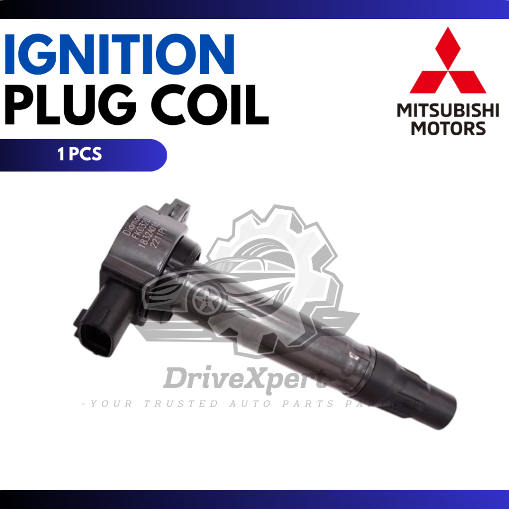 [1 ชิ้น] คอยล์จุดระเบิด - Mitsubishi ASX Lancer GT CY4A Outlander / Proton Inspira (1832A016)