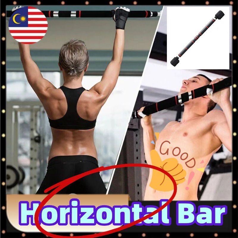 bar mendatar 100-150 ซม.ในร่ม Pull Up หกเหลี่ยมลื่นประเภท 73-110 ซม. Pull Up Bar Punch-free ปรับ