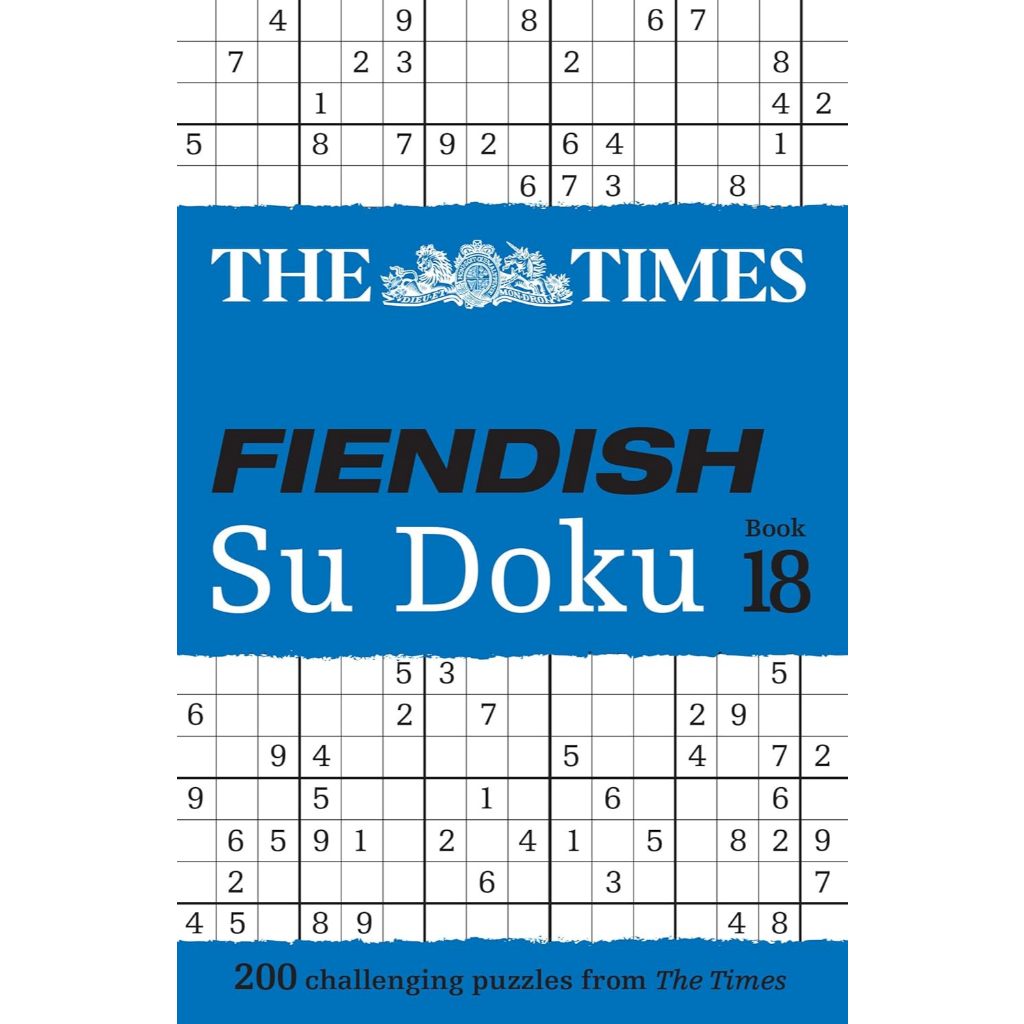 The Times Fiendish SuDoku Book 18: 200 ปริศนา SuDoku