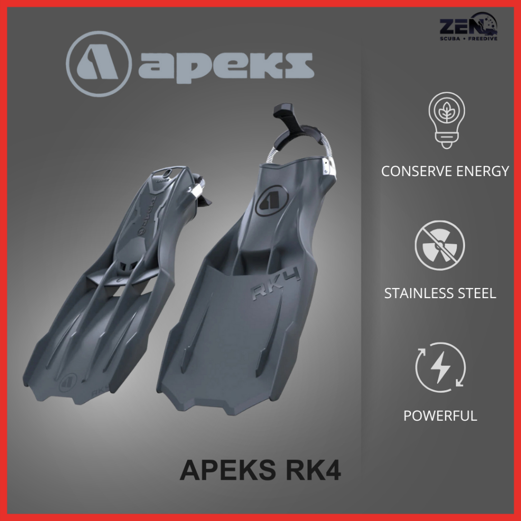 APEKS RK4 FINS สําหรับเตะกบดําน้ําลึก