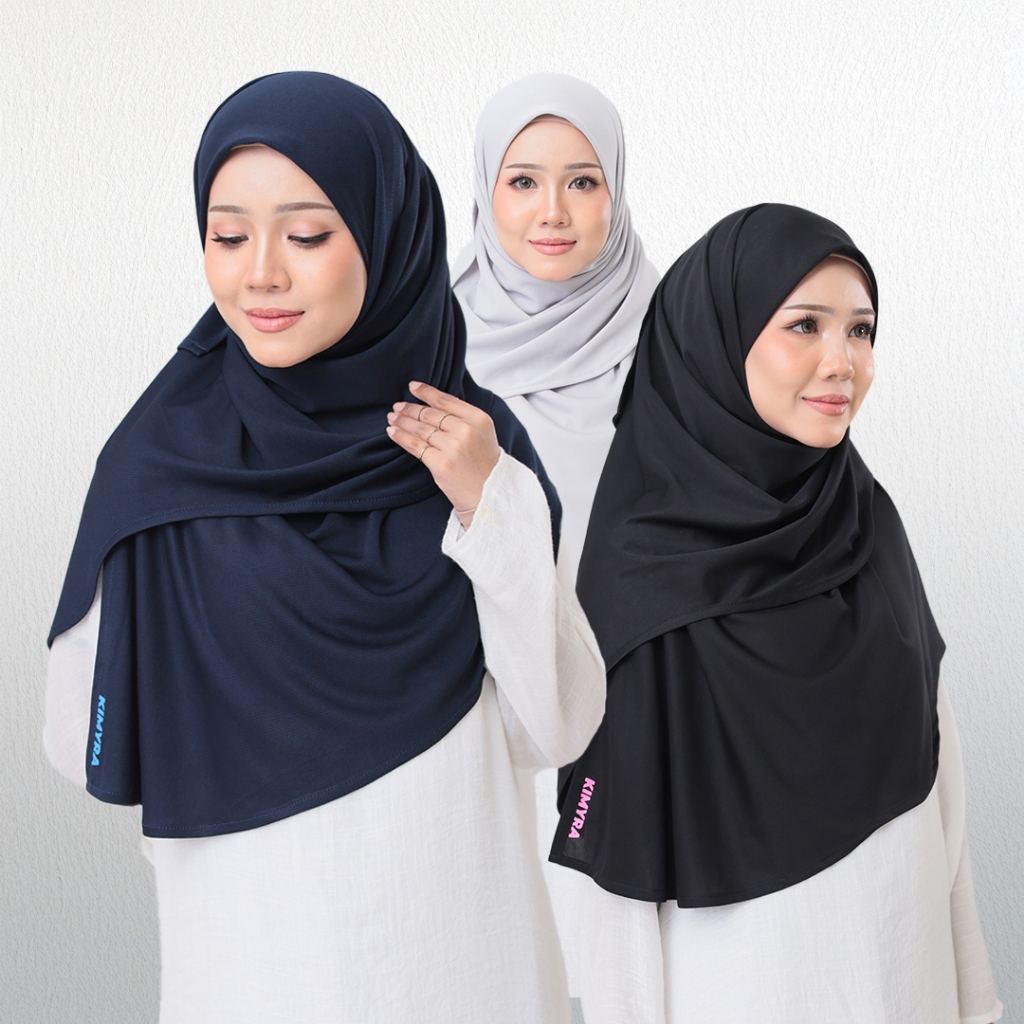 KIMERA SPORT HIJAB KIMBASIC Instant Muslimah Sports Hijab Jersey Shawl Swimming Hijab