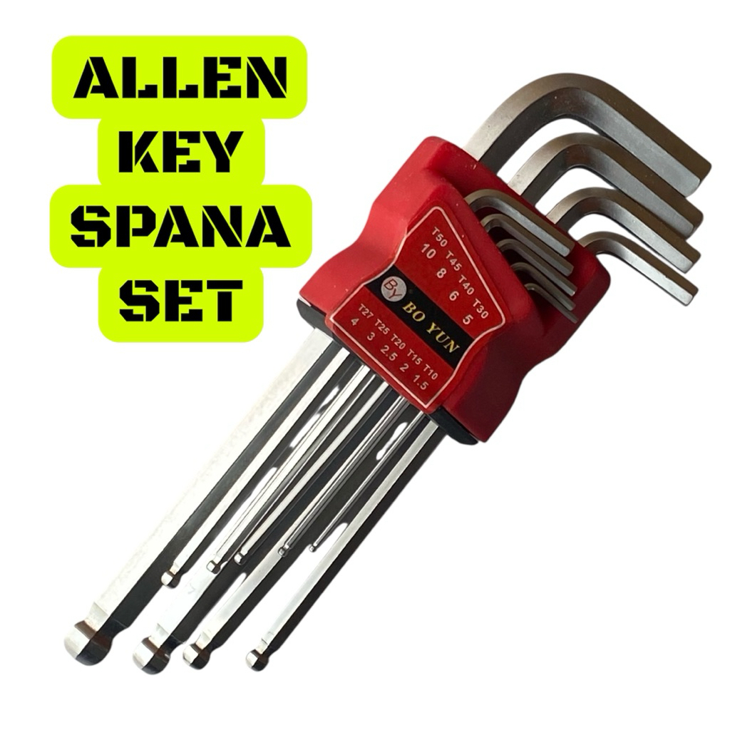 ALLEN KEY / TROX KEY SPANA SET ALLEN KEY SPANA SET HEAVY DUTY