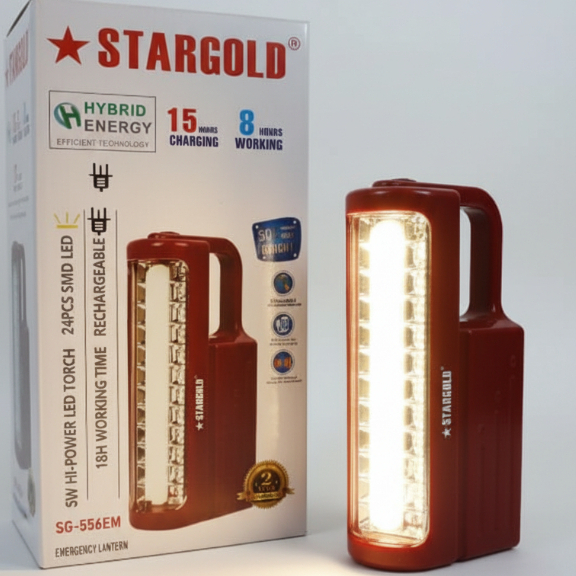 🔦 Stargold SG-556EM โคมไฟฉุกเฉินแบบชาร์จไฟได้ 🔋