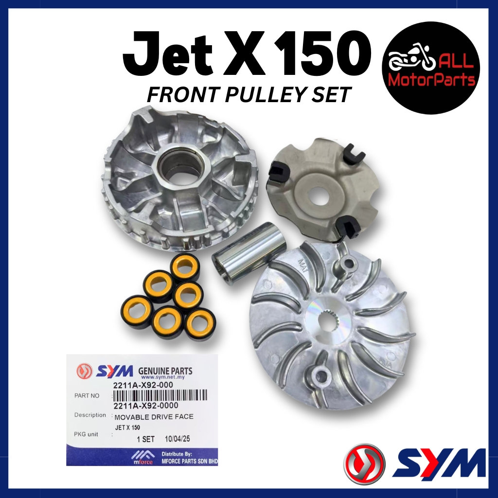 JET-X 150 JET X 150 CVT DEPAN ด้านหน้า PULLEY CVT ROLLER ALOY พัดลมชุด OEM คุณภาพสูง 22110-MA1