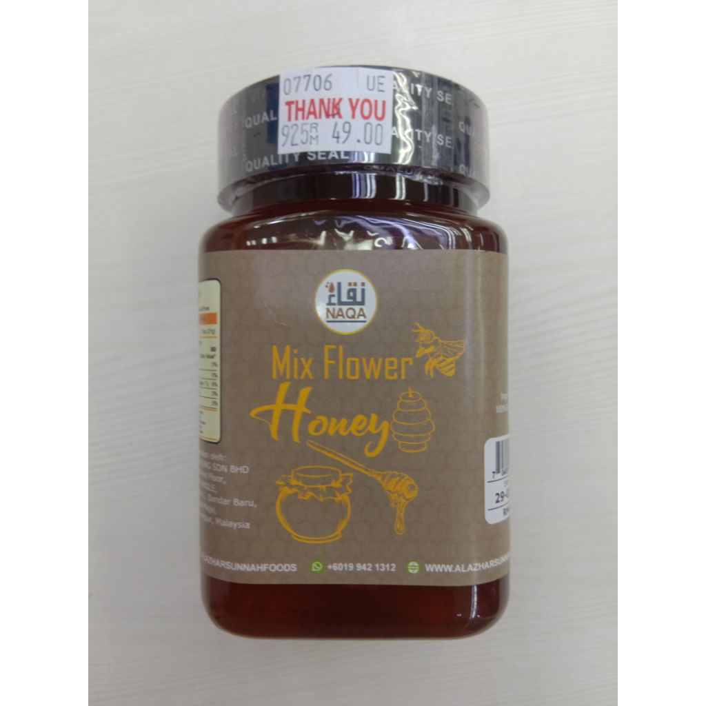 NAQA MIX FLOWER HONEY 550GM EXP 29 JUL 2028
