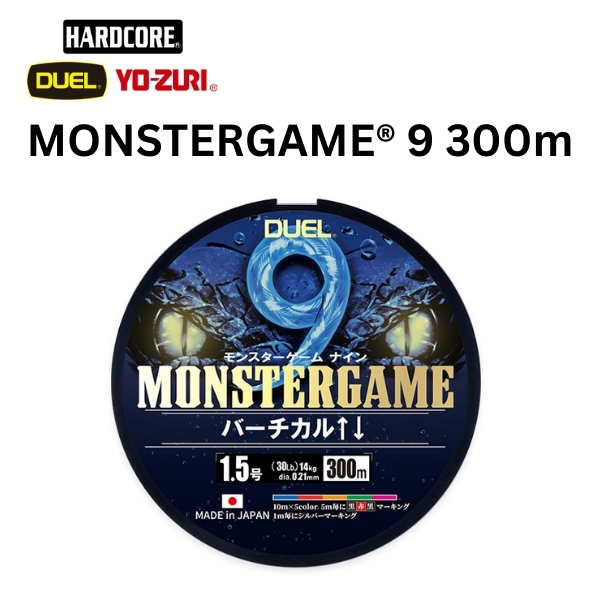 Yo Zuri Duel P.E Line Monster Game X9 Multi 300m - สายตกปลา