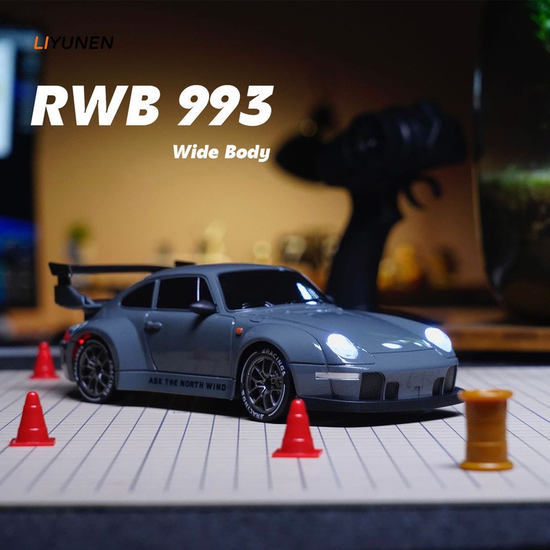 1/24 4WD RC Drift รถ Racing รถ GTR 2.4G รีโมทคอนโทรลรถ Porsche 933 Dodge AE86 กีฬาความเร็วสูงรถ Main