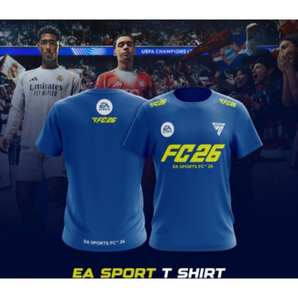 เสื้อยืด EA FC26 สีฟ้า L SIZE