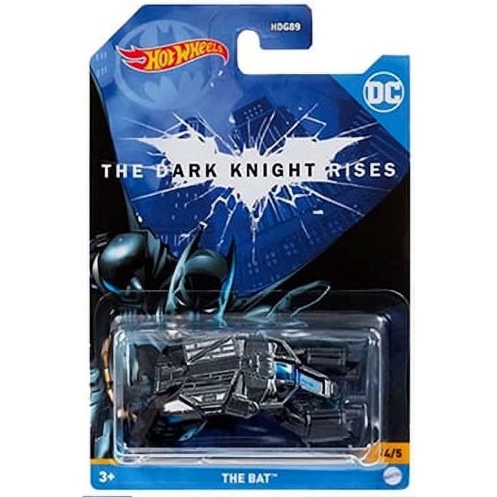 HOT WHEELS THE DARK NIGHT RIS THE BAT DG89 2021 MATTEL