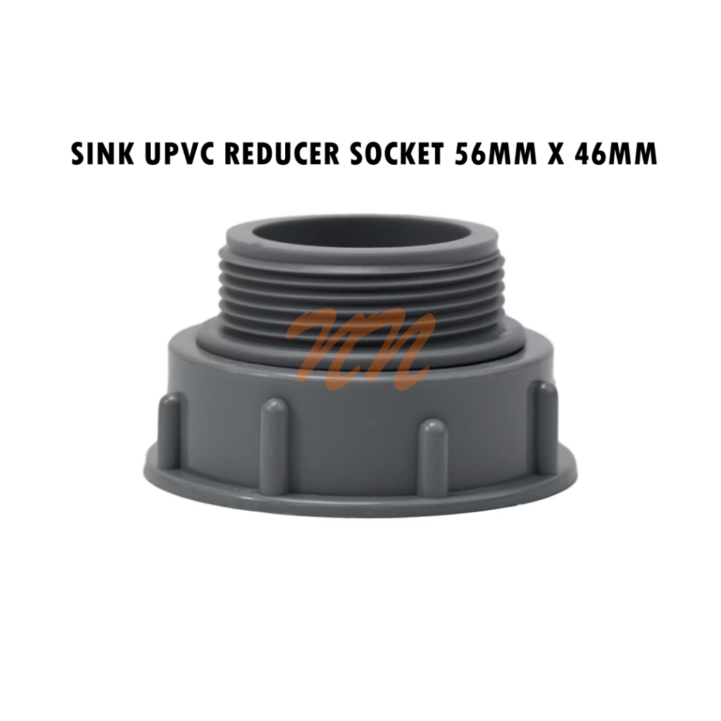 WASTE SINK UPVC REDUCER SOCKET 56MM X 46MM