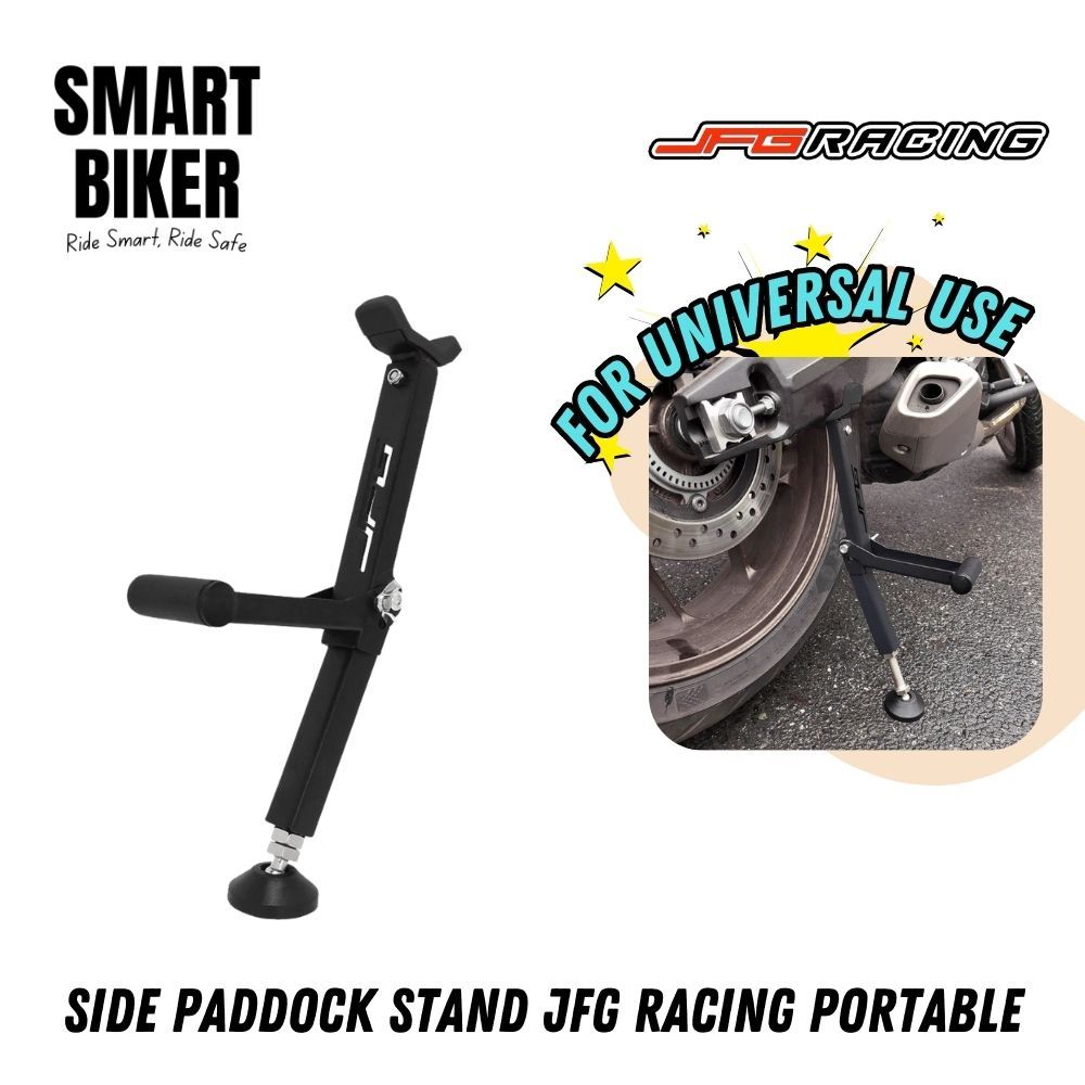 ขาตั้ง Paddock ด้านข้างแบบพกพา JFG Racing - ทนทานสําหรับรถจักรยานยนต์