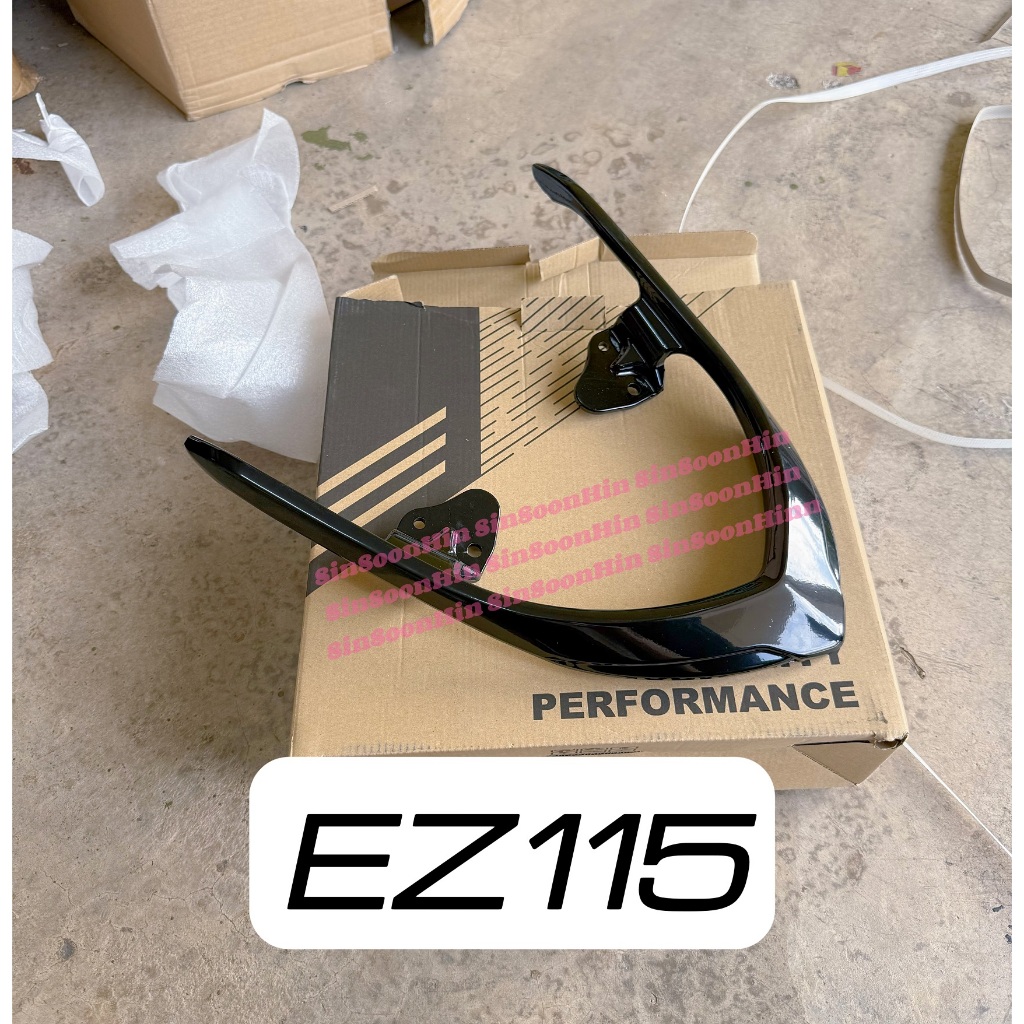 EZ115 เบาะมือจับ / สปอยเลอร์ / L Bar - SMX BLACK pemegang tangan moto yamaha ez 115 hitam kilat